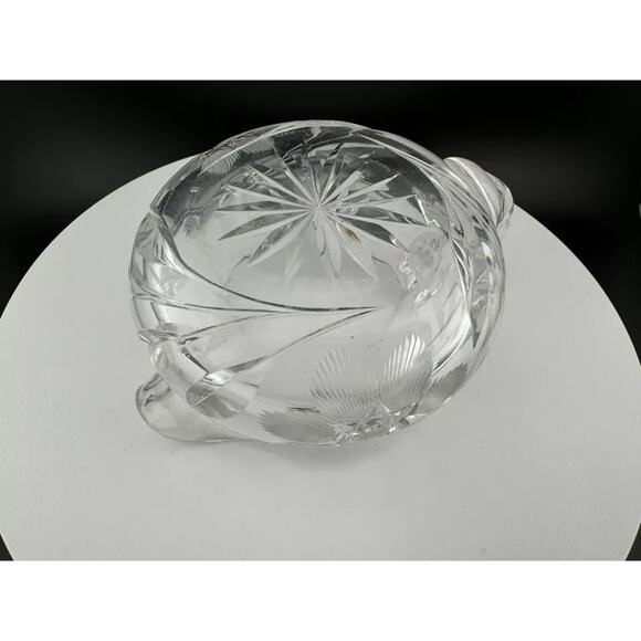 Crystal Star of David Pattern Creamer and Sugar Bowl Set - Picture 10 of 10